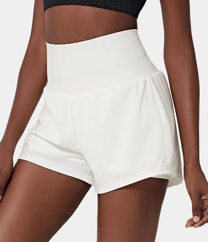 Short deportivo mujer Algodón Cintura Alta Bolsillos