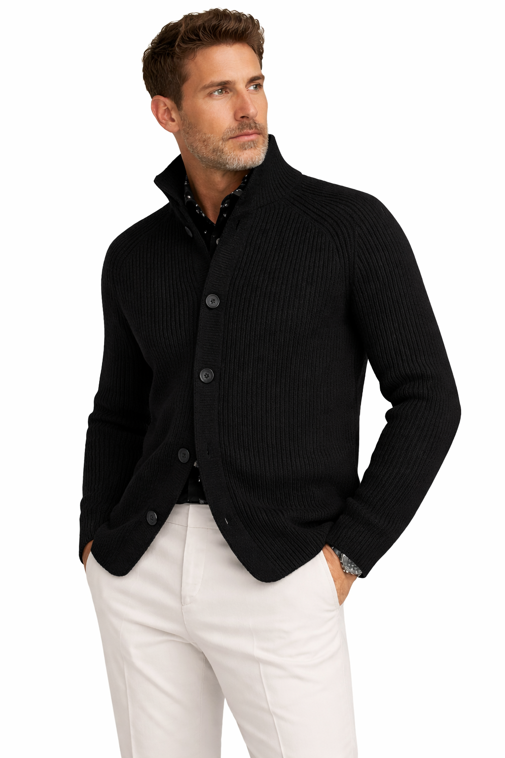 Chaqueta de Punto Hombre Estilo Clásico - Mavetta