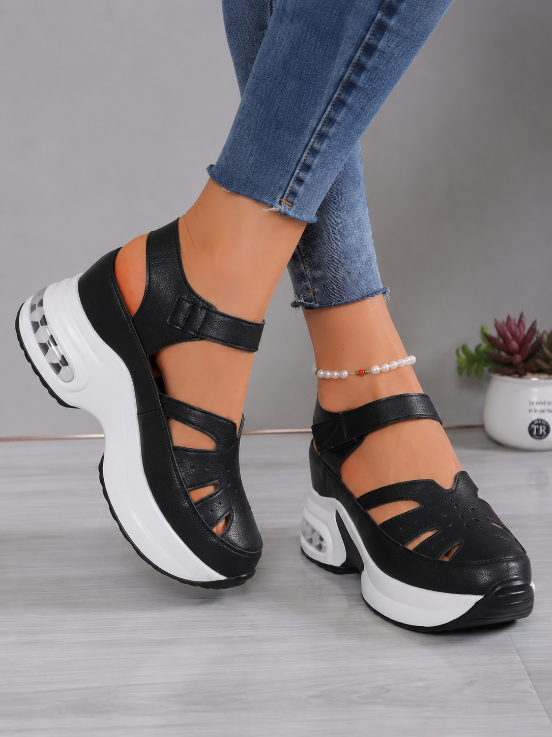 Sandalias Ortopédicas Mujer Acolchadas Confort