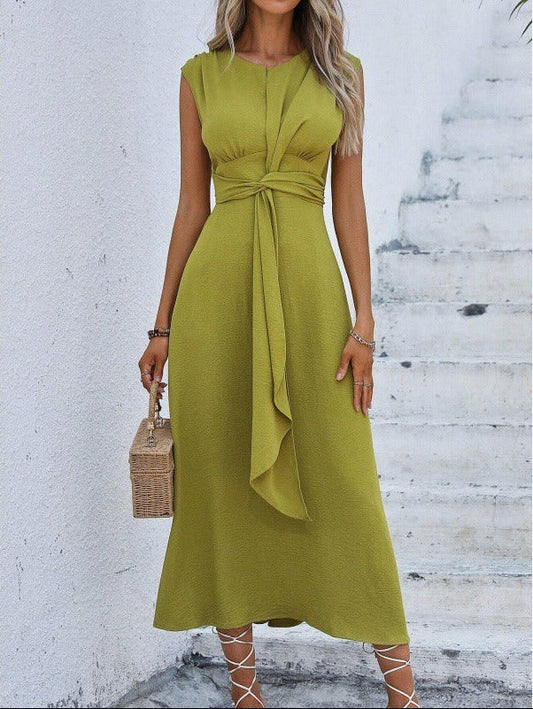 Vestido Mujer Sin Mangas Cintura Ajustable Ligero Comodo - Mavetta