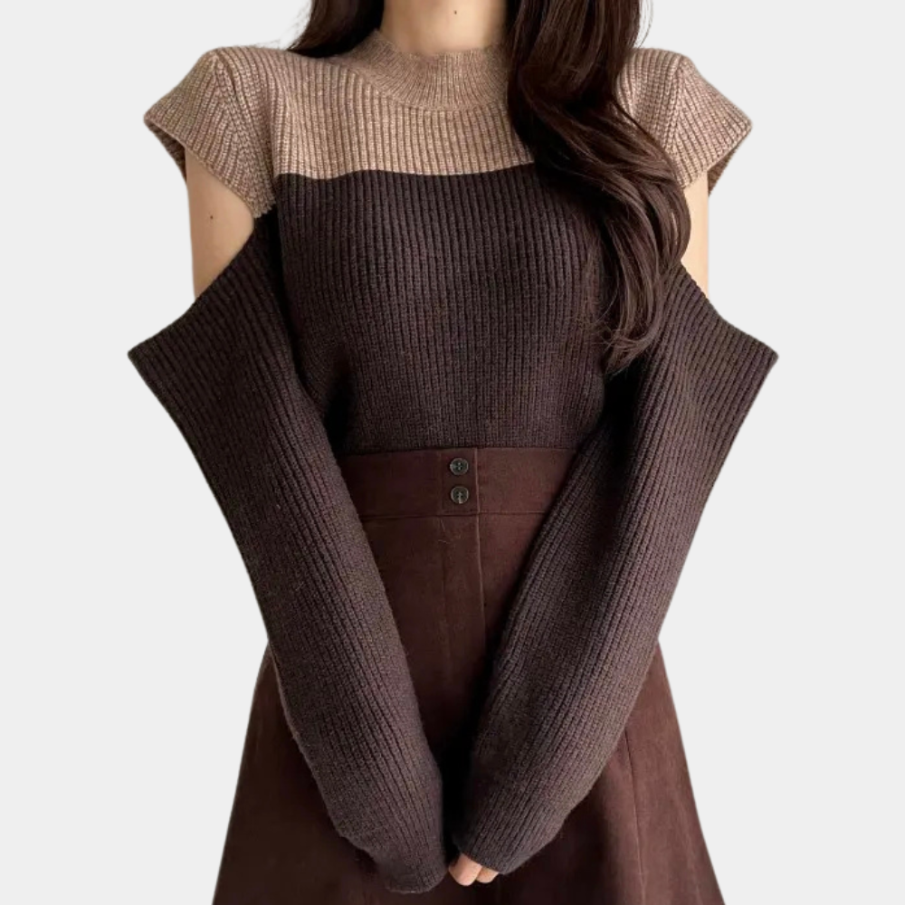 Jersey Mujer de Punto Suave Diseño Moderno Ajuste Regular