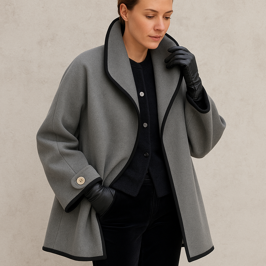 Abrigo Mujer Oversize Gabardina Invierno Diseño
