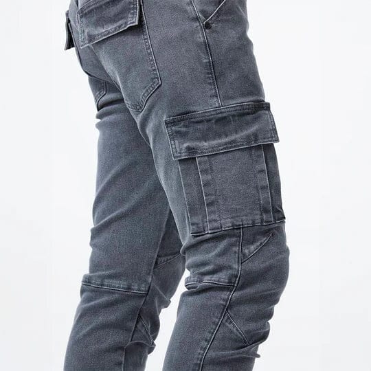Pantalones Cargo Hombre Algodón Ajuste Moderno