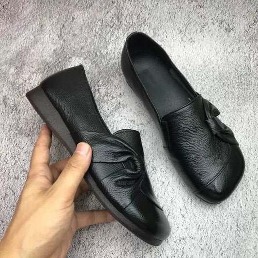 Mocasines Mujer de Cuero Suela Flexible Uso Diario - Mavetta