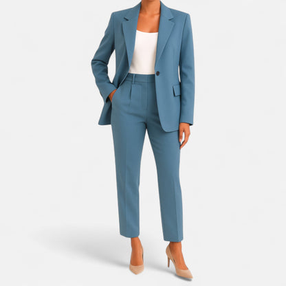 Traje Chaqueta y Pantalón Mujer Oficina Ajustado - Mavetta