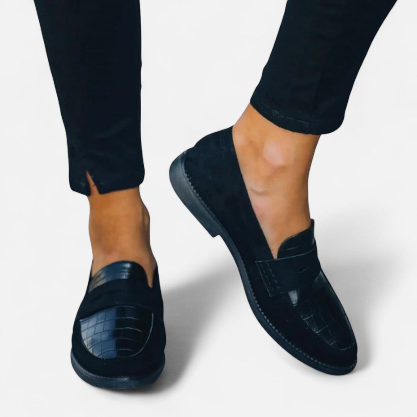 Mocasines Mujer de Cuero Suela Flexible Uso Diario