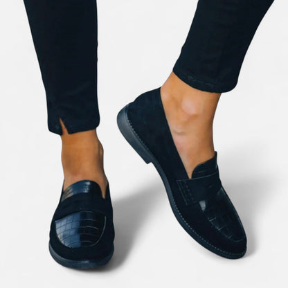 Mocasines Mujer de Cuero Suela Flexible Uso Diario