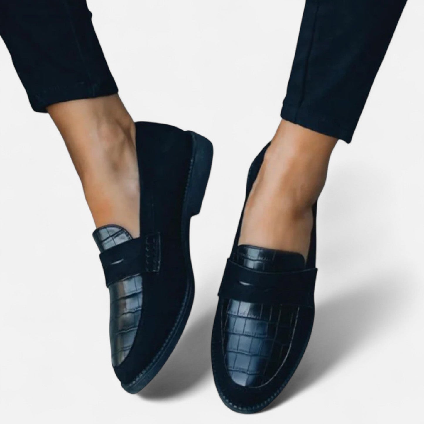 Mocasines Mujer de Cuero Suela Flexible Uso Diario