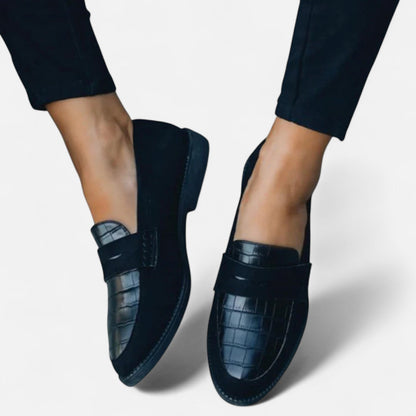 Mocasines Mujer de Cuero Suela Flexible Uso Diario