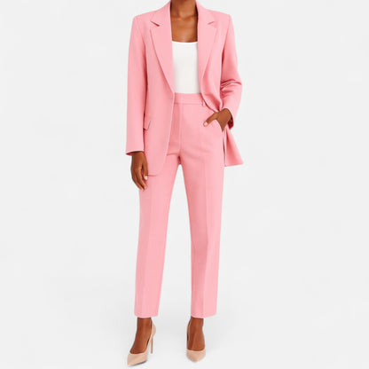 Traje Chaqueta y Pantalón Mujer Oficina Ajustado