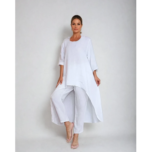 Conjunto Mujer Loungewear Túnica Oversize y Pantalón Cómodo - Mavetta