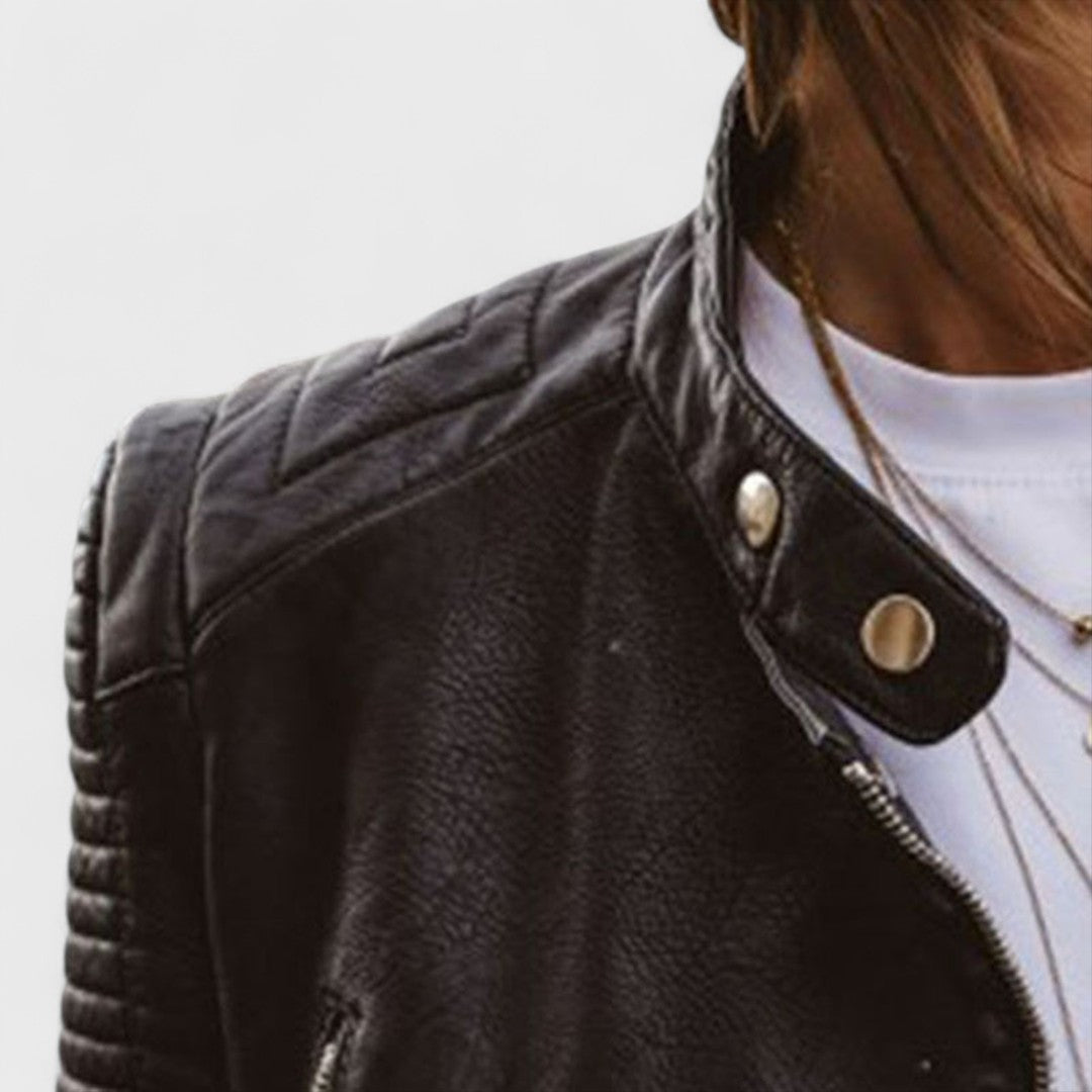 Chaqueta Hombre de Cuero Estilo Formal Ajuste Clásico