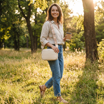 Bolso bandolera mujer ajustable compacto