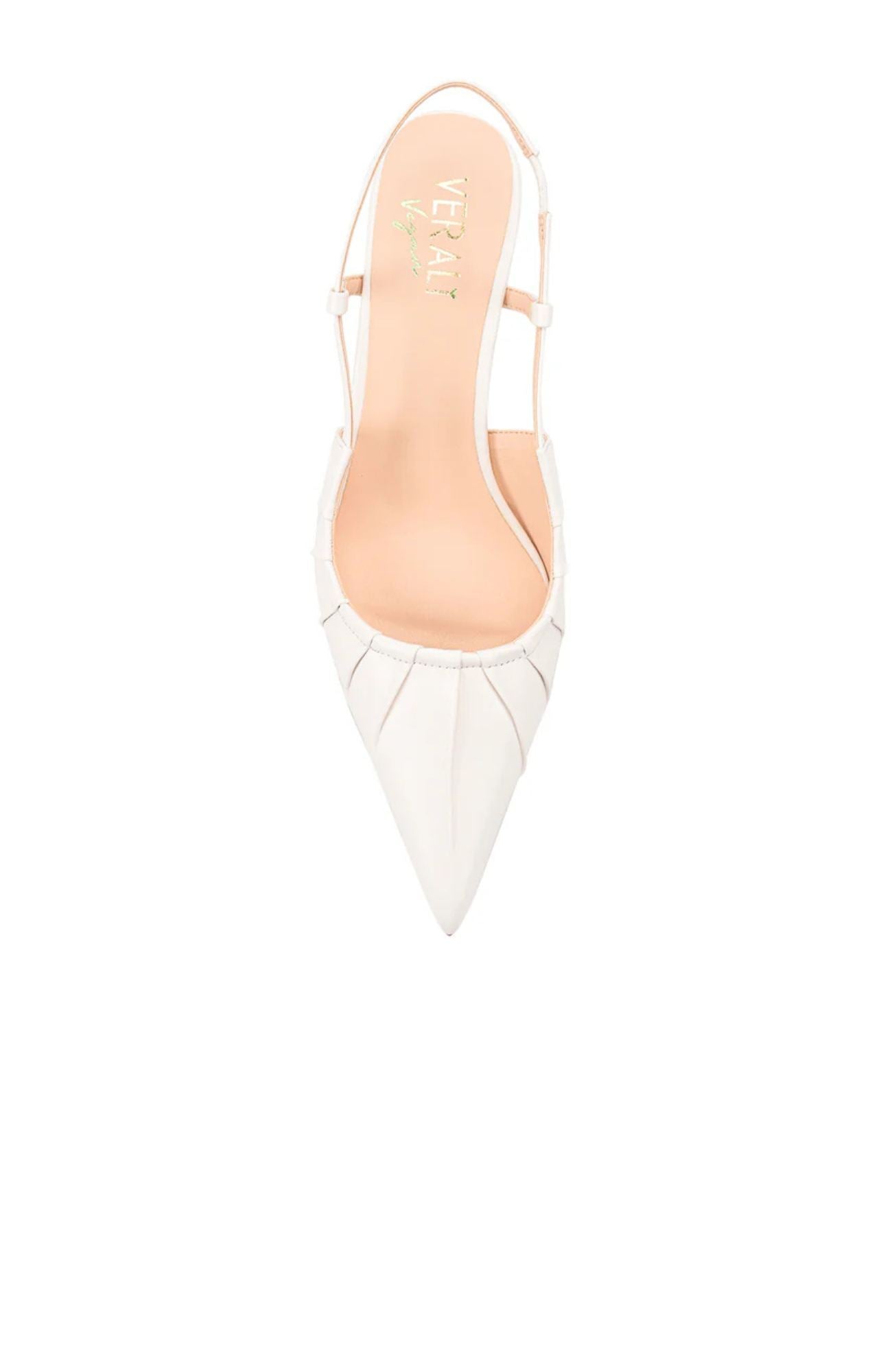 Zapatos Tacón Mujer Cuero Vegano Tira Trasera Fruncido