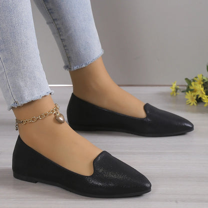 Bailarinas Mujer de Piel Fina Corte Bajo