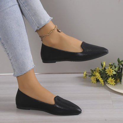 Bailarinas Mujer de Piel Fina Corte Bajo