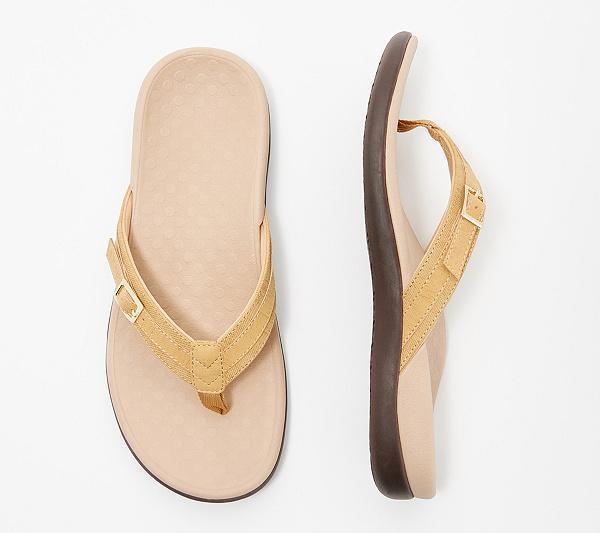 Sandalias ortopédicas mujer con tira en V hebilla lateral - Mavetta