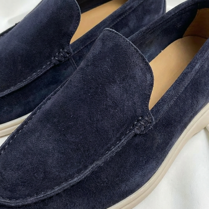 Mocasines Hombre Costuras Vistas Suela Contraste Casual