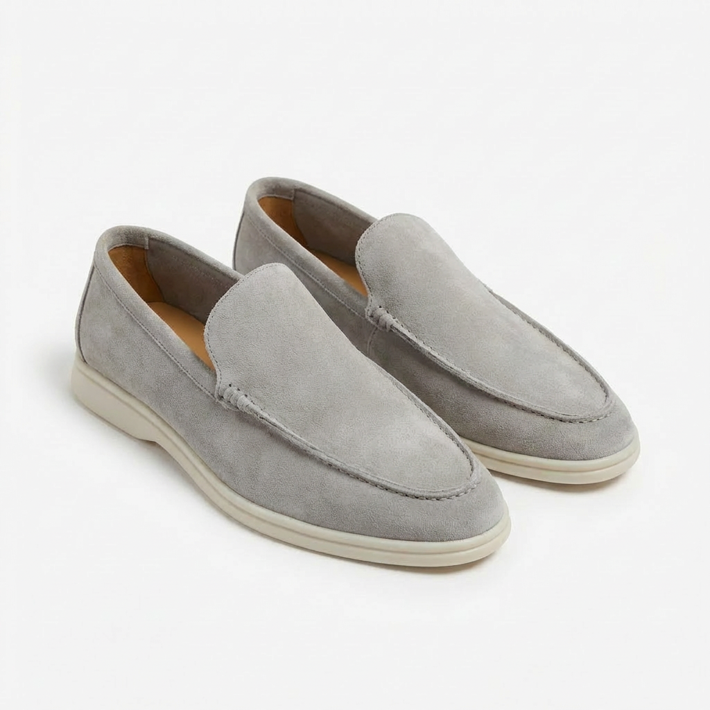 Mocasines Hombre Costuras Vistas Suela Contraste Casual