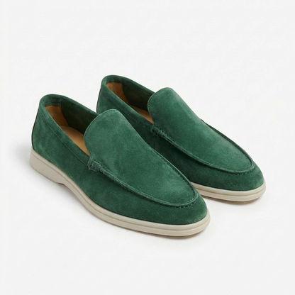 Mocasines Hombre Costuras Vistas Suela Contraste Casual