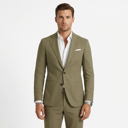 Traje Dos Piezas Hombre con Solapa Clásica y Botones Ajuste Smart - Mavetta