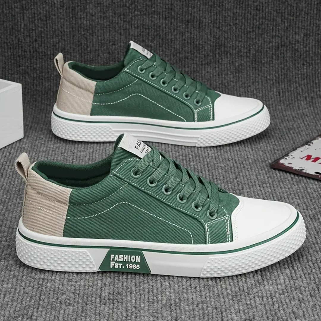 Zapatillas Mujer de Lona Cordones Suela Gruesa - Mavetta