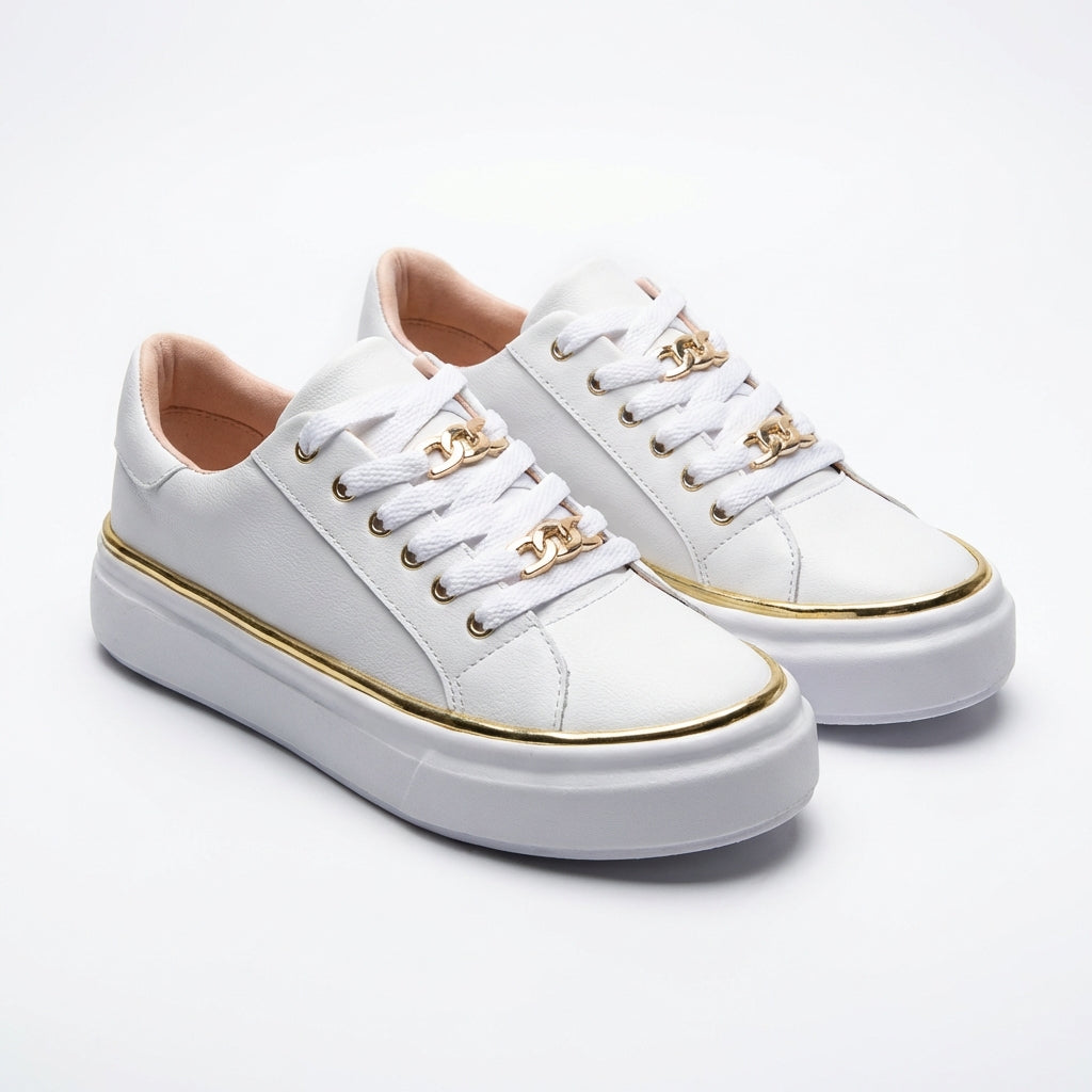 Zapatillas Plataforma Mujer con Detalles Modernos - Mavetta