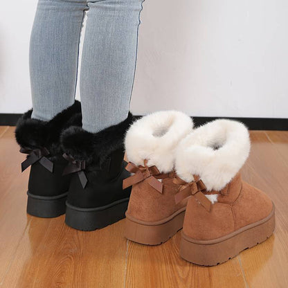 Botas Mujer Invierno Altas Suela Gruesa
