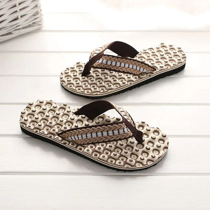 Chanclas Unisex de Tejido Trenzado con Tiras Acolchadas