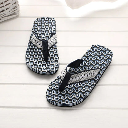 Chanclas Unisex de Tejido Trenzado con Tiras Acolchadas