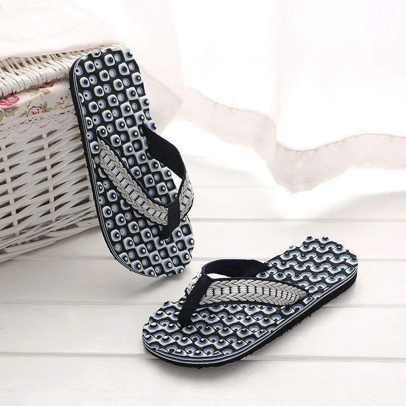 Chanclas Unisex de Tejido Trenzado con Tiras Acolchadas