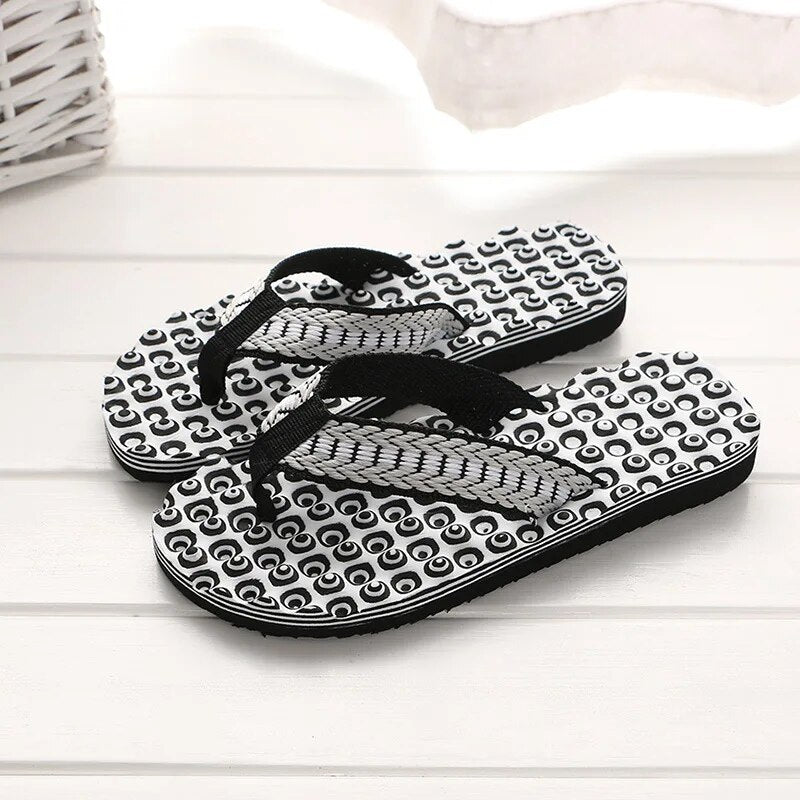Chanclas Unisex de Tejido Trenzado con Tiras Acolchadas