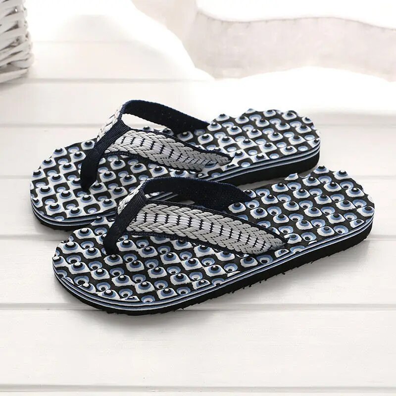 Chanclas Unisex de Tejido Trenzado con Tiras Acolchadas