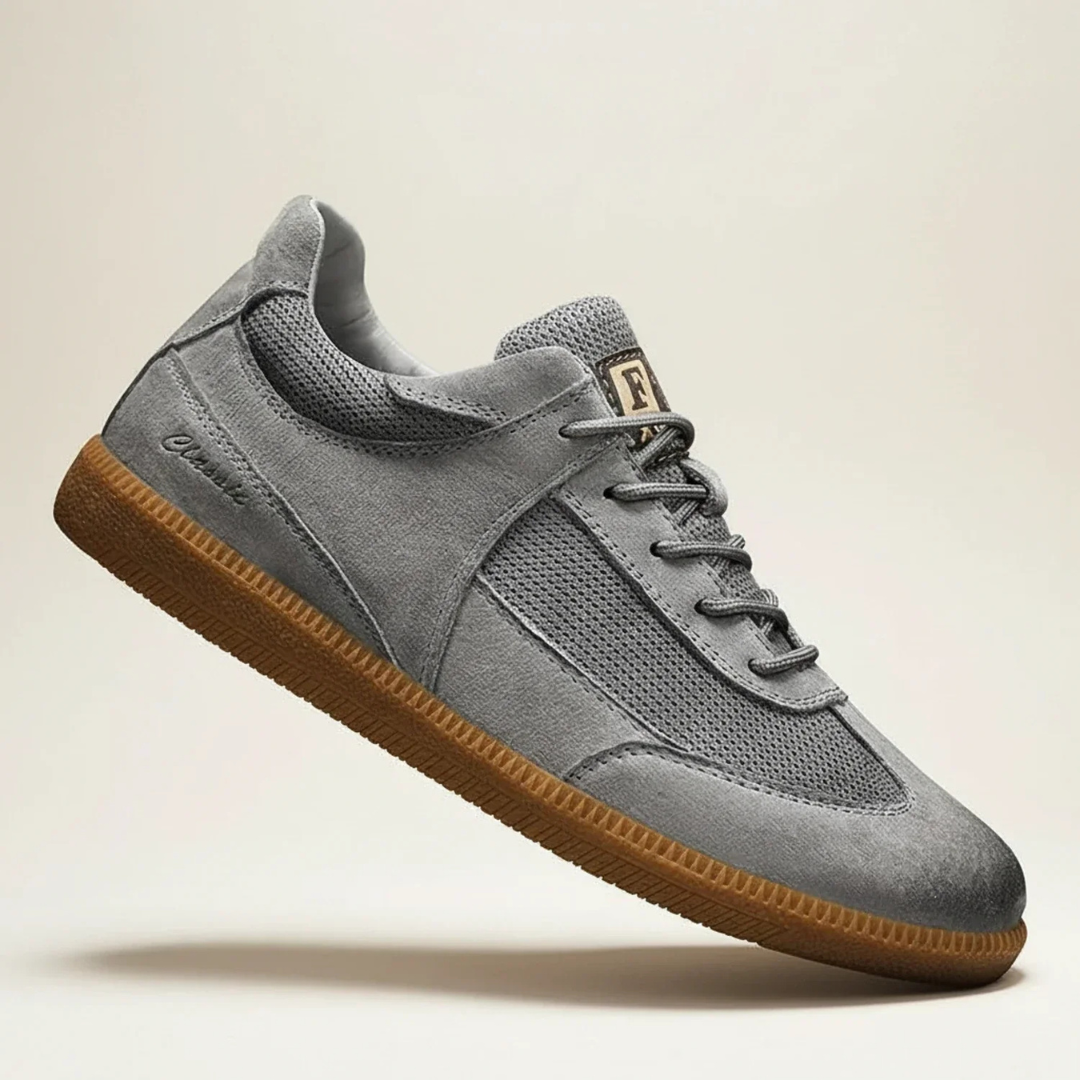 Zapatillas Casual Hombre Malla Ante Cordones Suela Goma - Mavetta