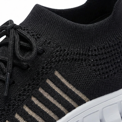 Zapatillas Mujer de Punto con Cordones Casual