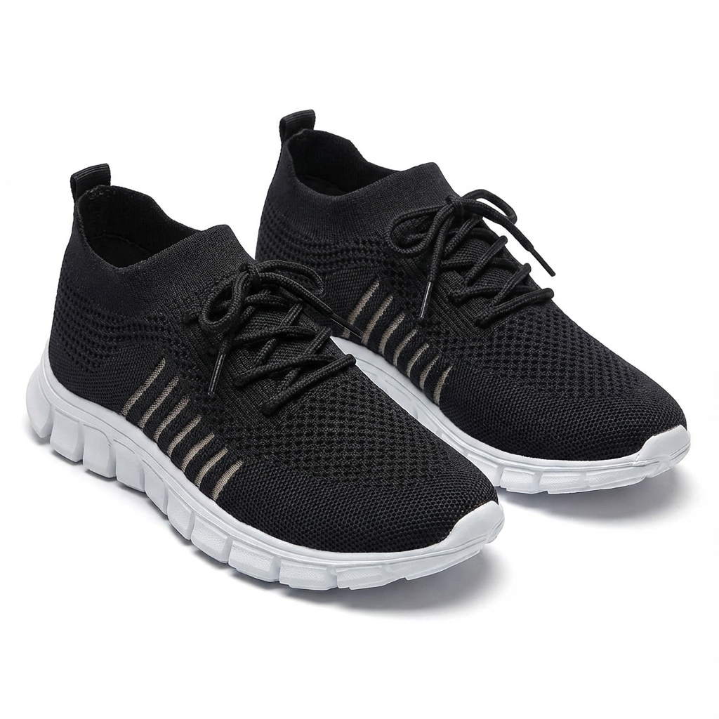 Zapatillas Mujer de Punto con Cordones Casual - Mavetta