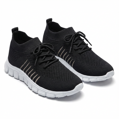 Zapatillas Mujer de Punto con Cordones Casual - Mavetta