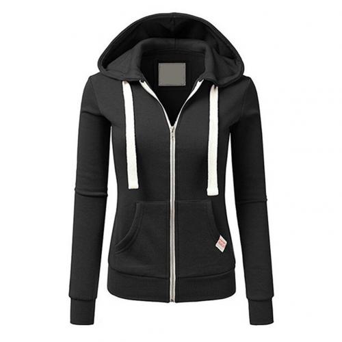 Sudadera mujer Invierno con cremallera y estampado cuadros