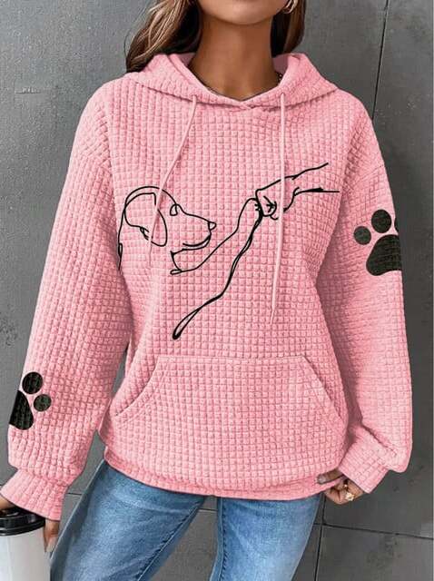 Sudadera Mujer con Capucha Tejido Calido y Confortable