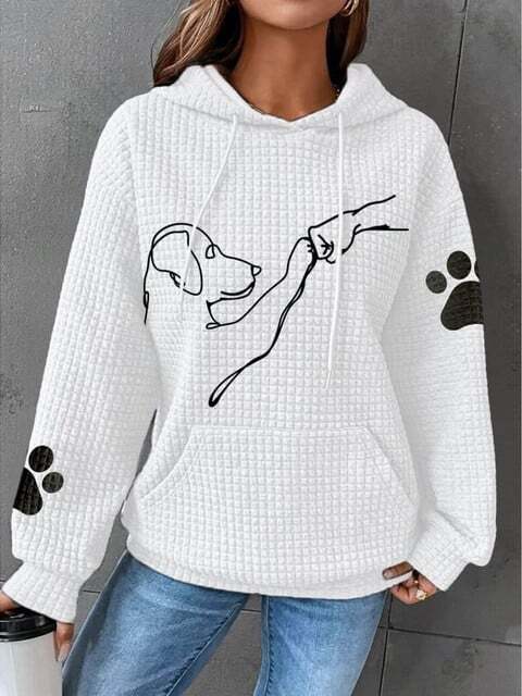 Sudadera Mujer con Capucha Tejido Calido y Confortable