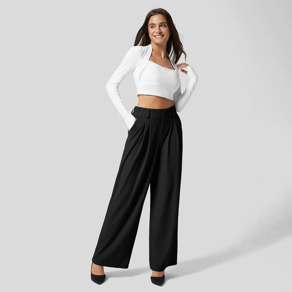 Pantalón Mujer con Bolsillos Corte Cómodo - Mavetta