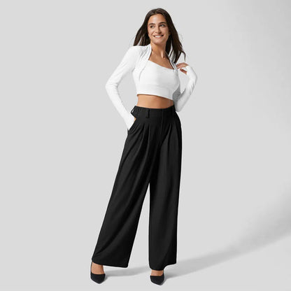Pantalón Mujer con Bolsillos Corte Cómodo - Mavetta