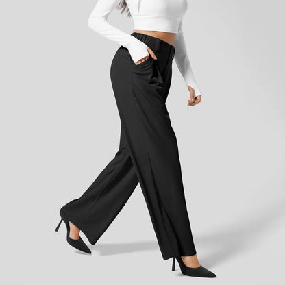 Pantalón Mujer con Bolsillos Corte Cómodo