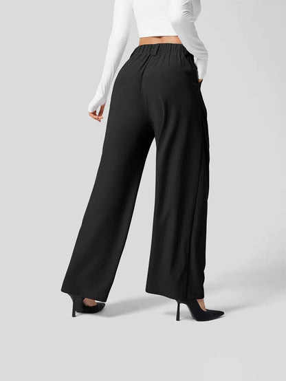 Pantalón Mujer con Bolsillos Corte Cómodo