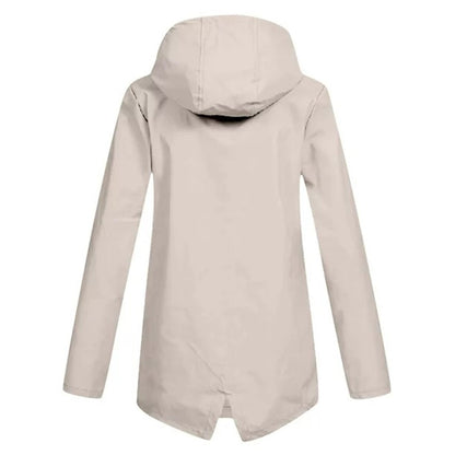Impermeable Mujer Moderno Ajuste Elegante