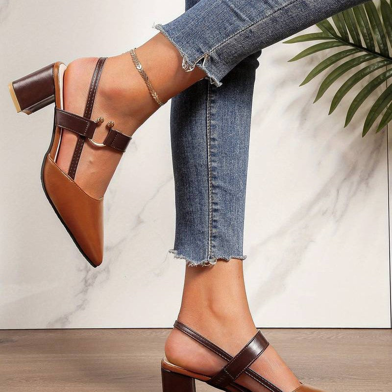 Zapatos mujer ergonómicos slingback moderno