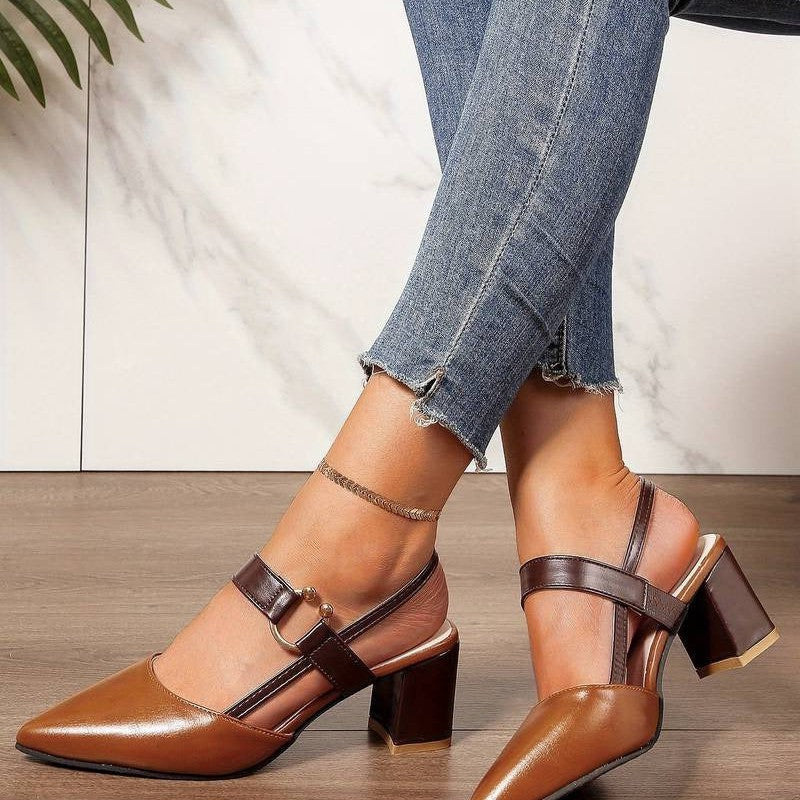 Zapatos mujer ergonómicos slingback moderno