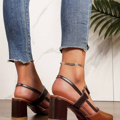 Zapatos mujer ergonómicos slingback moderno