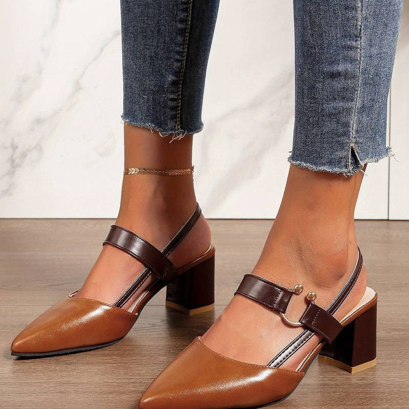 Zapatos mujer ergonómicos slingback moderno