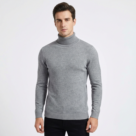 Suéter Hombre Cuello Alto Ajustado - Mavetta